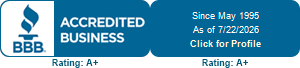 Better Business Bureau A+ Accredited Business